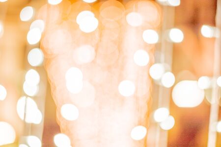 Light abstract bokeh background by blur or defocused at light element use for background or...
