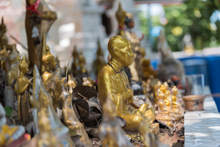 Ang Thong, Thailand - June 24, 2017 : Buddha statue in buddhist temple at Wat Lo Sutthawat, Buddhist temple in Tambon Sala Daeng, Mueang Ang Thong District, Ang Thongのeditorial素材
