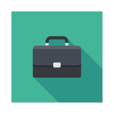 Briefcase icon vector isolated. Flat style vector illustration.のイラスト素材