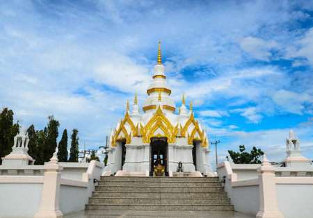 Thai shrine in Pattani, Thailandの写真素材
