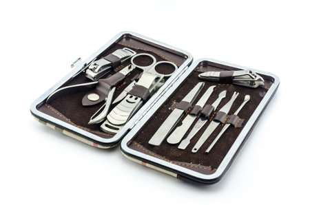 Tools of a manicure setの写真素材