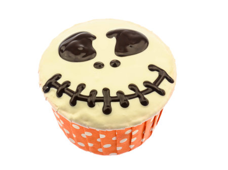 Cupcakes smiling (isolated)の写真素材