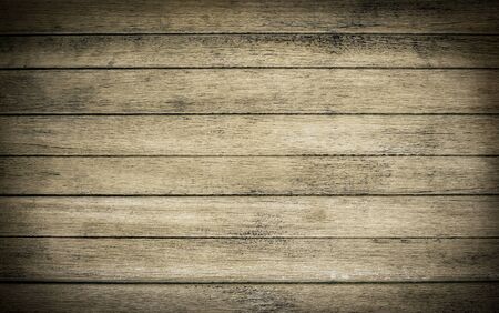 Old wood plank wall texture for decoration background or backdrop.の写真素材
