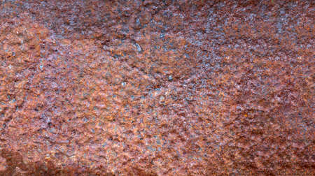 The steel plate is corroded because it is affected by rust.の写真素材