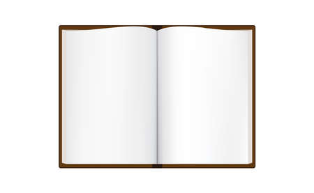 Open book vector illustration isolated on white background.のイラスト素材