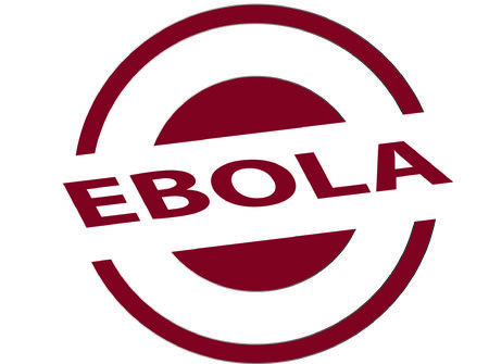 EBOLA in circular stampのイラスト素材