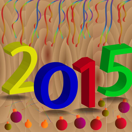 Christmas and New year colorful celebrationのイラスト素材