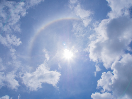 Phenomenon, sun haloの写真素材