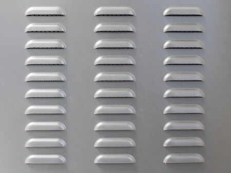 Metal surface with air vent perforation