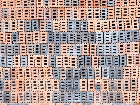 red brick for construction texture background