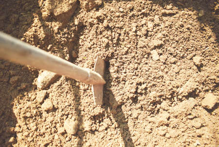 Soil background.Preparing cultivated area concept.の写真素材