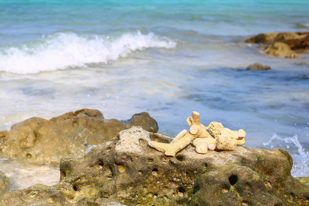 Beach and sea in summerの写真素材