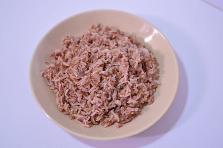 brown riceの写真素材
