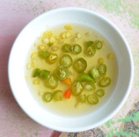 Fish Sauce Thailand in a cupの写真素材