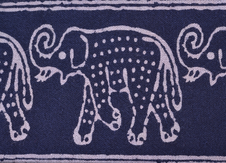 Colorful Fabric crafts at thailandの写真素材