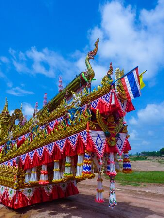 Rocket Festival It will be held every year before the growing season arrives.の写真素材