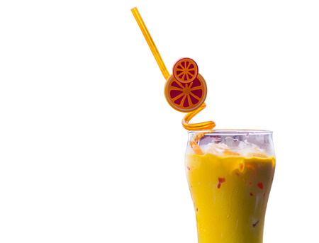 milk teaの写真素材