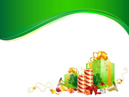 Christmas greeting card design concept.のイラスト素材