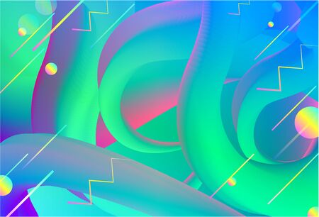 Abstract  background color geometric gradient futuristic  Element of modern design wallpaper packaging. Bright color lines, Background in minimalist style.のイラスト素材