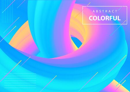 Abstract  background color geometric gradient futuristic  Element of modern design wallpaper packaging. Bright color lines, Background in minimalist style.のイラスト素材
