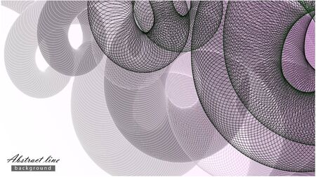 Modern black and white, gray, pink, line abstract, Abstract line vector background design.のイラスト素材