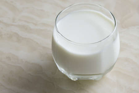 a cup of milkの写真素材