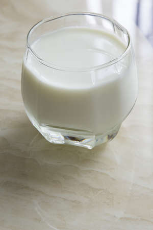 a cup of milkの写真素材