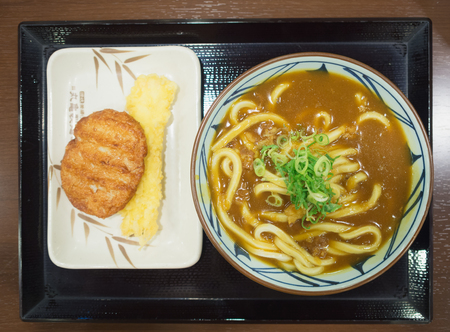 curry ramen, japanese noodleの写真素材