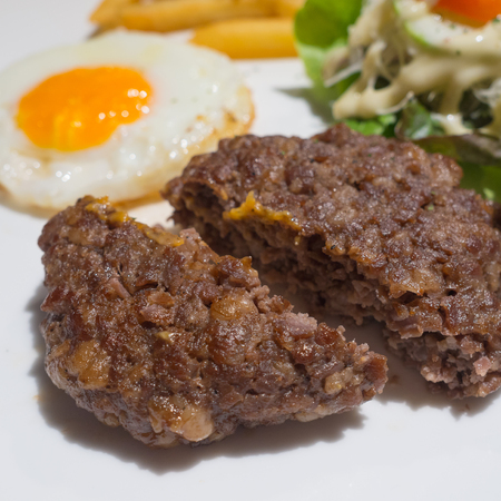 beef steak (focus meat)