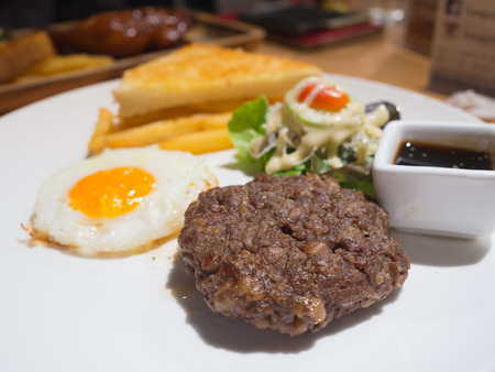 beef steak (focus meat)の写真素材
