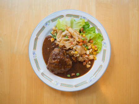 stir-fried beef noodleの写真素材