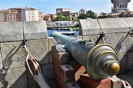 old canon in the fortの写真素材