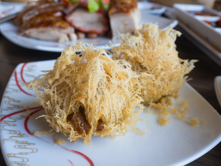 deep-fried taro, chinese foodの写真素材