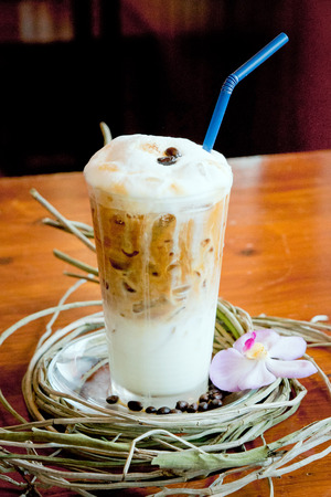 capuchino, iced coffeeの写真素材