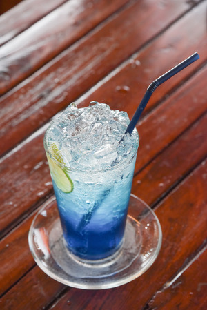 Blue Hawaii, Italian sodaの写真素材