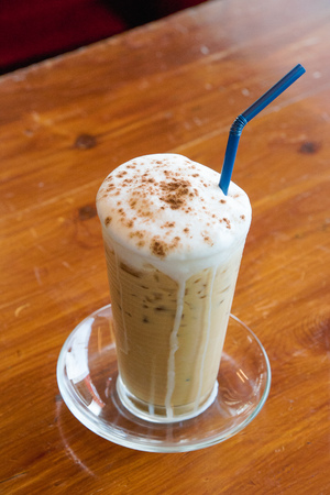 capuchino, iced coffeeの写真素材