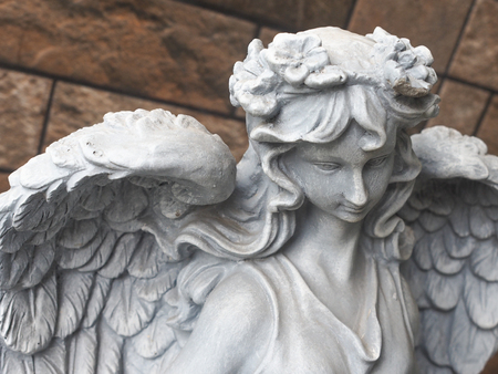 angel statueの写真素材