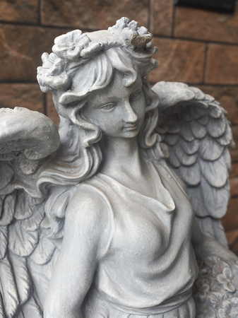 angel statueの写真素材