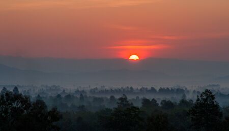 sunrise landscapeの写真素材