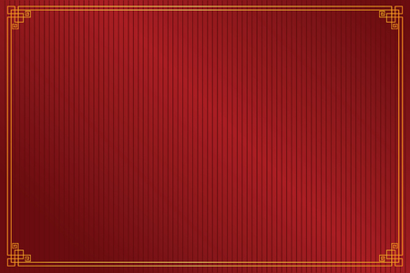 Chinese frame for website design, greeting cards on the occasion of Chinese New Year,chinese frame isolatedのイラスト素材