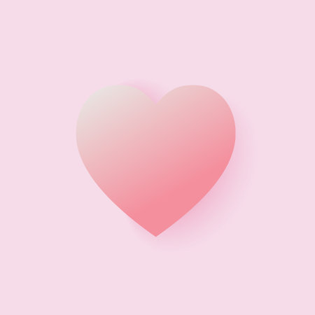 Pink heart  On a pink blurry  background for valentine backgrounds greeting cards, greeting writing, Valentine's Dayのイラスト素材