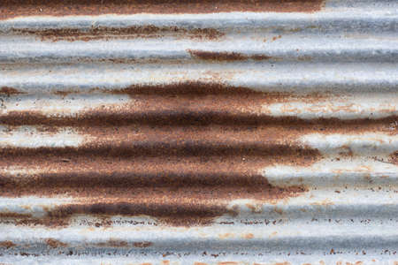 Rusted galvanized iron plate for Design concept Wall, background, metal, rust, old galvanized sheet, texture, zinc surfaceの写真素材