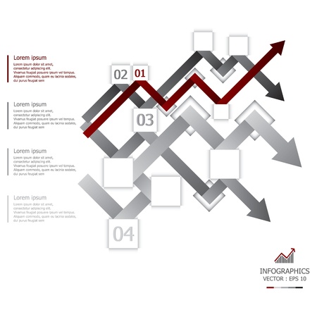 Arrows Design Templateのイラスト素材