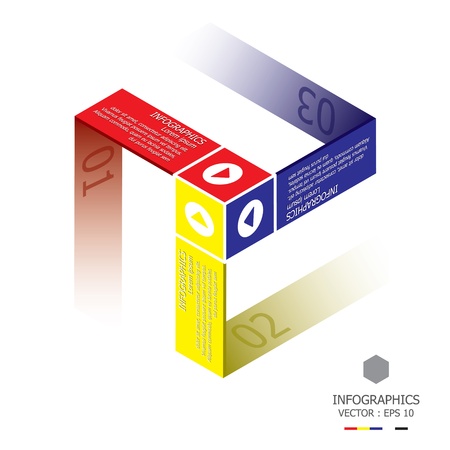 Modern Cube Design Templateのイラスト素材