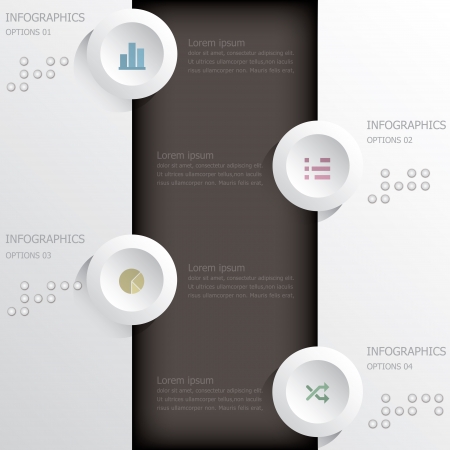 Infographics Design Template Banner and Backgroundのイラスト素材