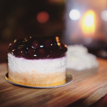 Blueberry cheese pieの素材
