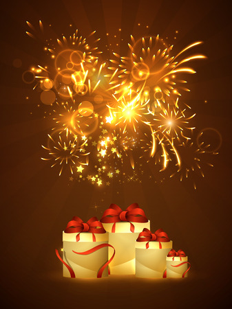 Vector illustration of happy birthday card on a bright backgroundのイラスト素材