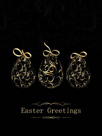 illustration of a happy Easterのイラスト素材