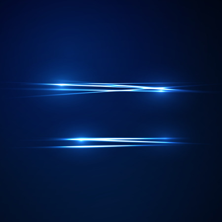 Abstract Background - neon banner behind Dark Designのイラスト素材