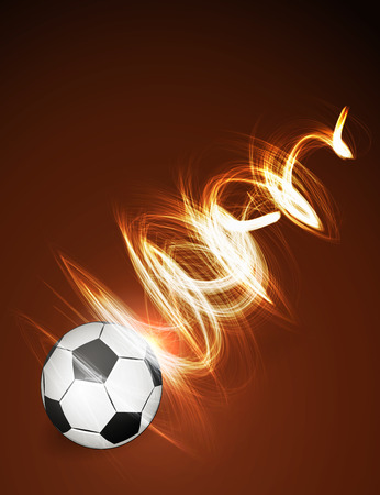 Abstract Soccer ball in Fira, sportのイラスト素材